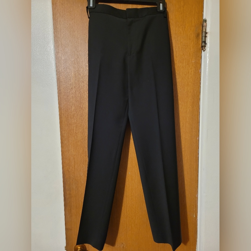 Tibi Classic black ankle pant